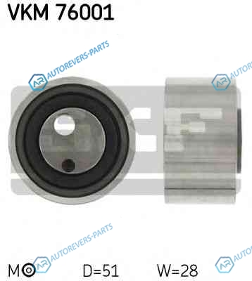 VKM 76001 Ролик натяжной ремня ГРМ