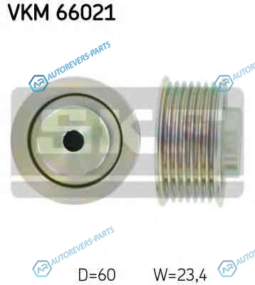 VKM 66021 Ролик обводной приводного ремня