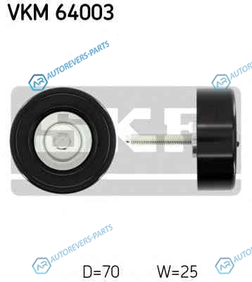 VKM 64003 Ролик обводной приводного ремня