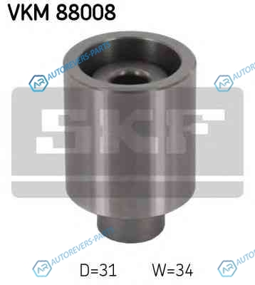 VKM 88008 Ролик промежуточный ремня ГРМ