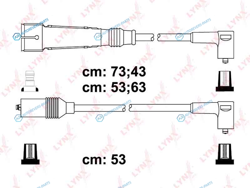 SPE8023 Комплект высоковольтных проводов