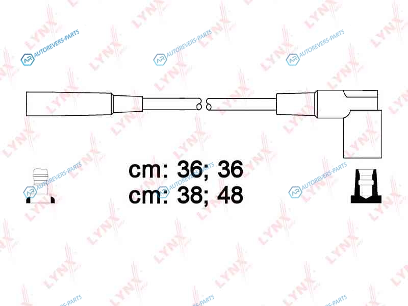 SPC4615 Комплект высоковольтных проводов