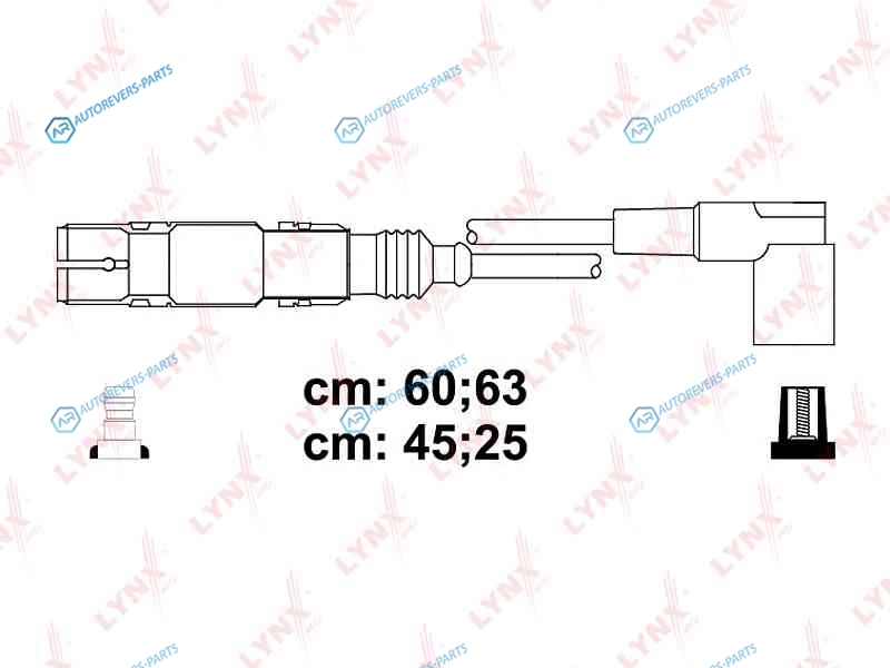 SPE8036 Комплект высоковольтных проводов