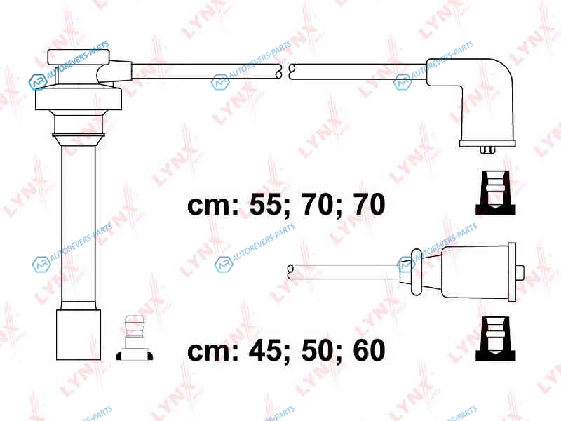 SPE5520 Комплект высоковольтных проводов