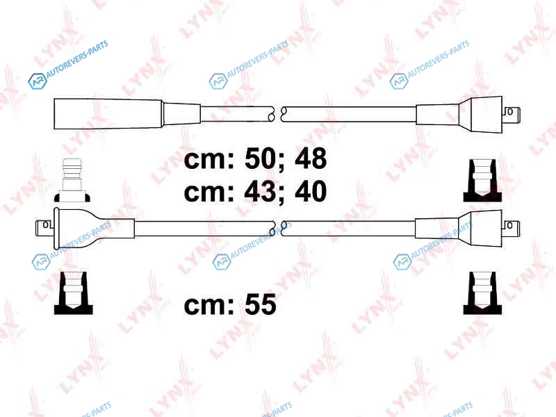 SPC4605 Комплект высоковольтных проводов