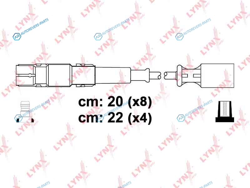 SPC5322 Комплект высоковольтных проводов