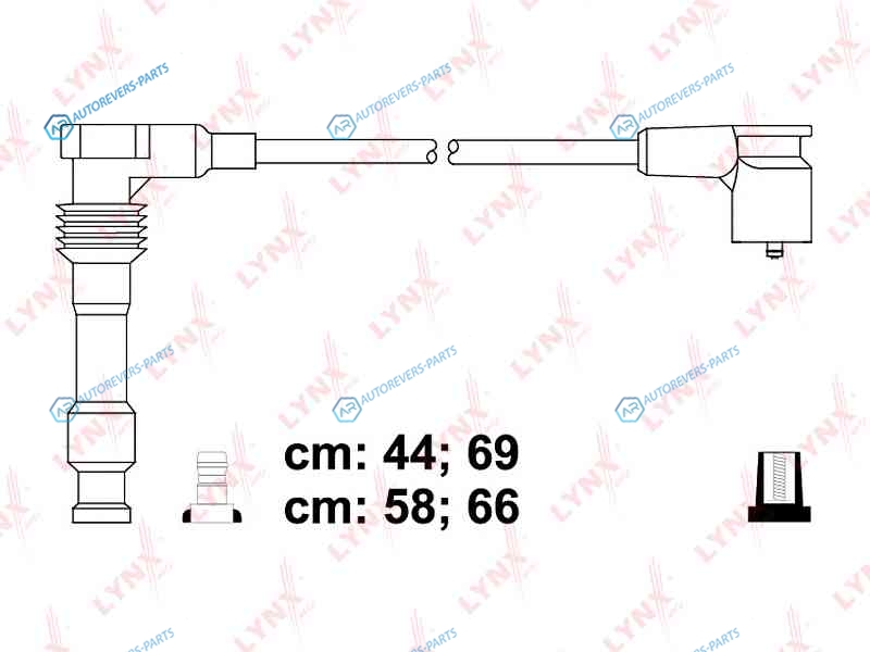 SPE8011 Комплект высоковольтных проводов