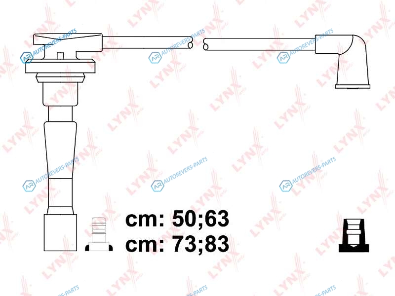 SPC3421 Комплект высоковольтных проводов