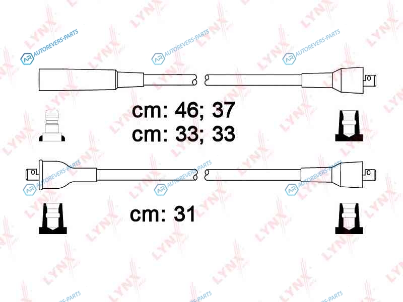 SPE8101 Комплект высоковольтных проводов