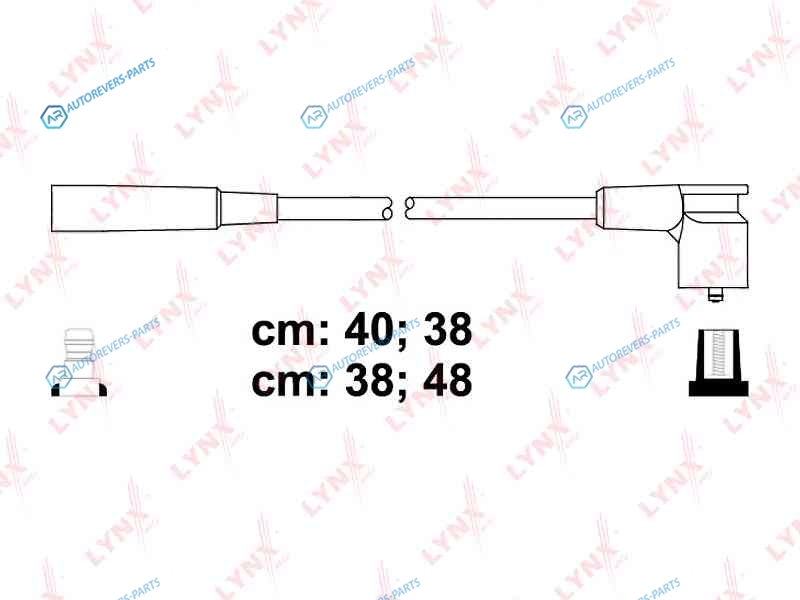 SPC4614 Комплект высоковольтных проводов