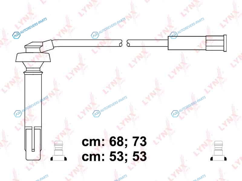 SPC7112 Комплект высоковольтных проводов