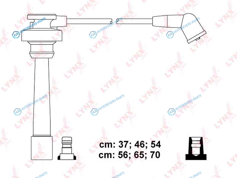 SPC5529 Комплект высоковольтных проводов