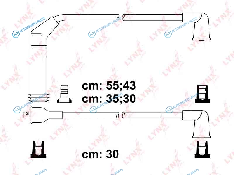 SPE5513 Комплект высоковольтных проводов