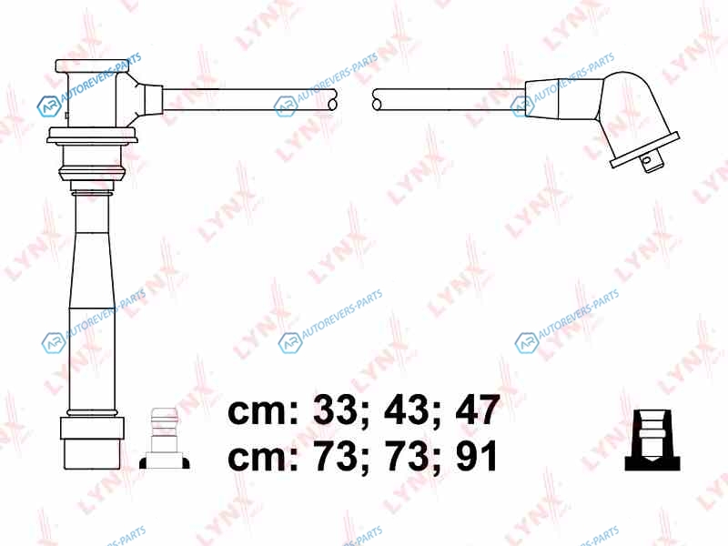 SPC4408 Комплект высоковольтных проводов