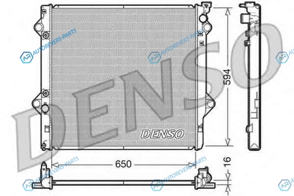DRM50036 Радиатор системы охлаждения