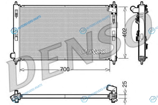 DRM45032 Радиатор системы охлаждения