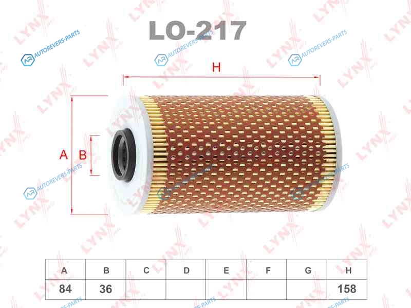 LO-217 Картридж масляного фильтра
