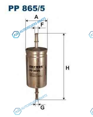 PP8655 Фильтр топливный FORD