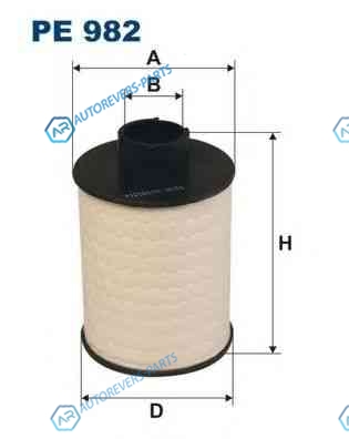 PE982 Фильтр топливный FIAT