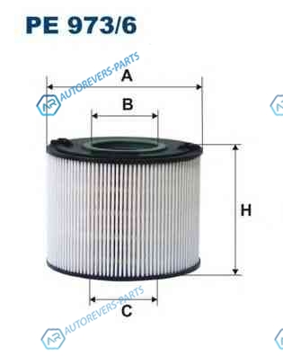 PE9736 Фильтр топливный VW GROUP
