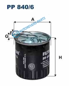 PP8406 Фильтр топливный