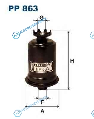 PP863 Фильтр топливный MITSUBISHI