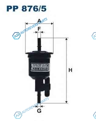 PP8765 Фильтр топливный HYUNDAI