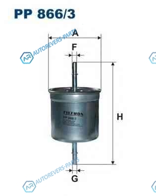 PP8663 Фильтр топливный VOLVO