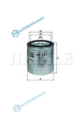 KC 22 Фильтр топливный