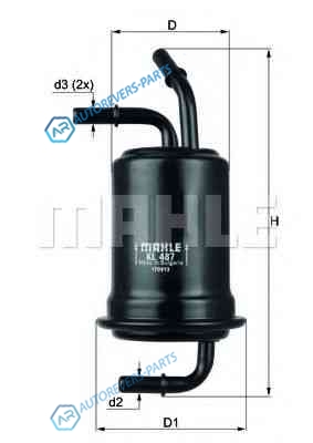 KL 487 Фильтр топливный