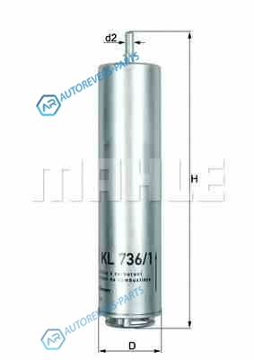 KL 7361D Фильтр топливный