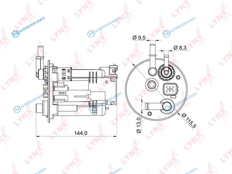 LF-979M Фильтр топливный