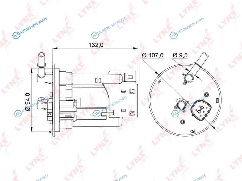 LF-957M Фильтр топливный