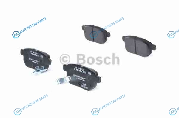 0 986 494 255 Колодки тормозные дисковые | зад