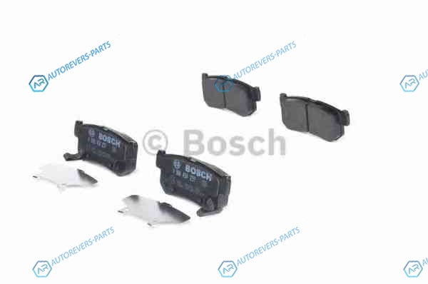 0 986 494 237 Колодки тормозные дисковые | зад