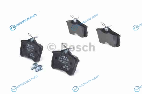 0 986 424 661 Колодки тормозные дисковые | зад