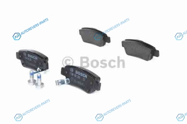 0 986 494 329 Колодки тормозные дисковые | зад