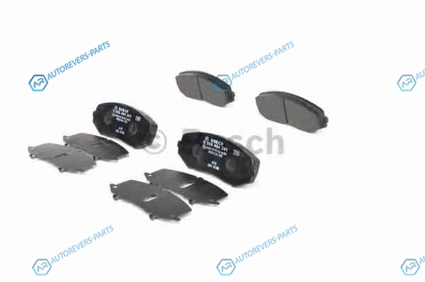 0 986 494 241 Колодки тормозные дисковые | перед