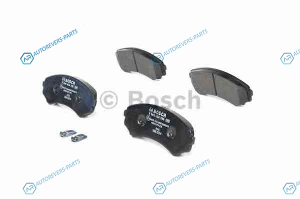 0 986 424 709 Колодки тормозные дисковые | перед