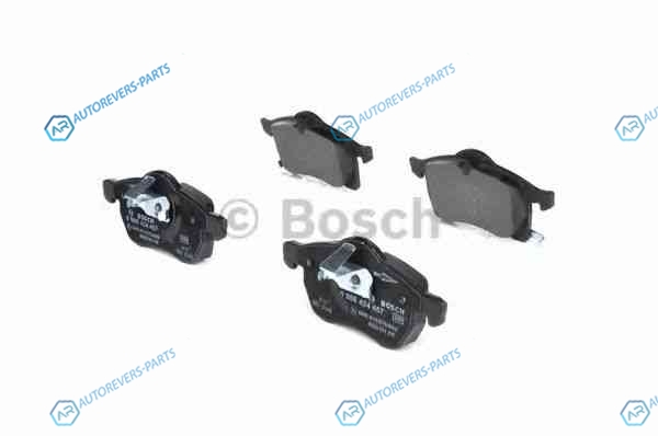 0 986 424 457 Колодки тормозные дисковые | перед