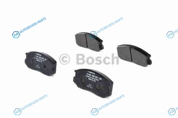 0 986 460 980 Колодки тормозные дисковые | перед