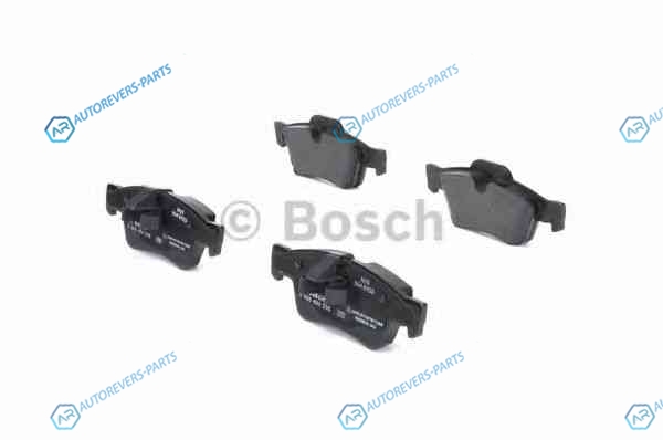 0 986 494 256 Колодки тормозные дисковые | зад