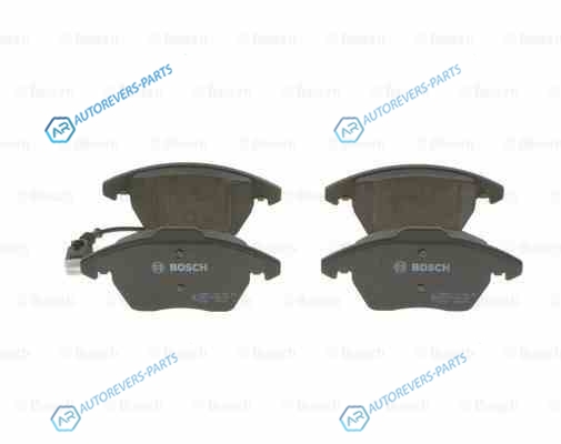 0 986 495 412 Колодки тормозные дисковые | перед