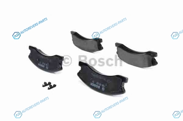 0 986 424 823 Колодки тормозные дисковые | перед