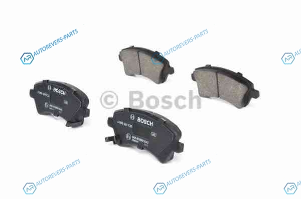 0 986 424 735 Колодки тормозные дисковые | перед