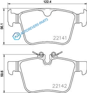 P 86 029 Колодки тормозные дисковые | зад Brembo