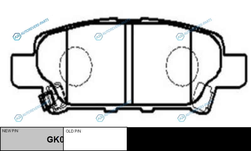 CKM-31  GK0599 Колодки тормозные дисковые | зад