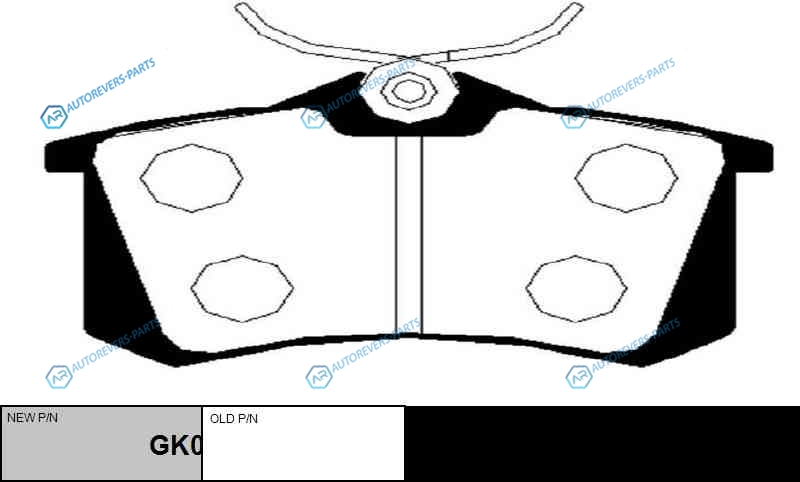 CKSS-10  GK0984 Колодки тормозные дисковые