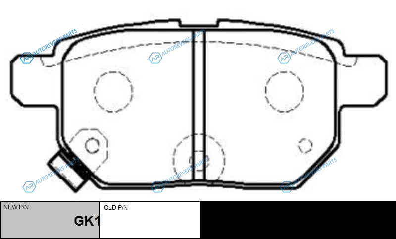CKT-52  GK1066 Колодки тормозные дисковые | зад