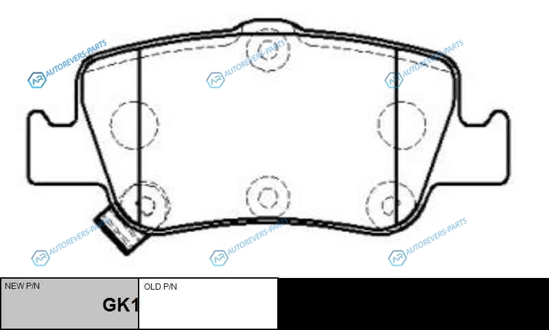 CKT-176  GK1189 Колодки тормозные дисковые | зад